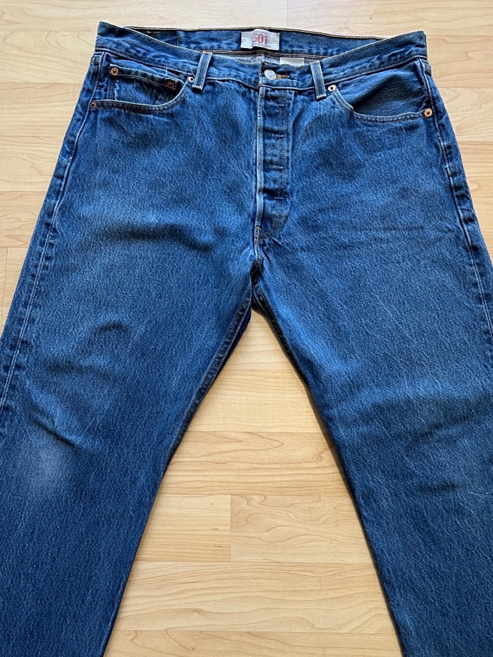 Levi's 501 XX Vintage Blue Jeans 34 x 29 - Picture 6 of 14